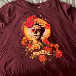 Frida Kahlo Graphic Tee from Torrid Size 2
